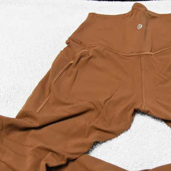 Lululemon Align with pockets 25" toffee brown - Picture 3 of 9